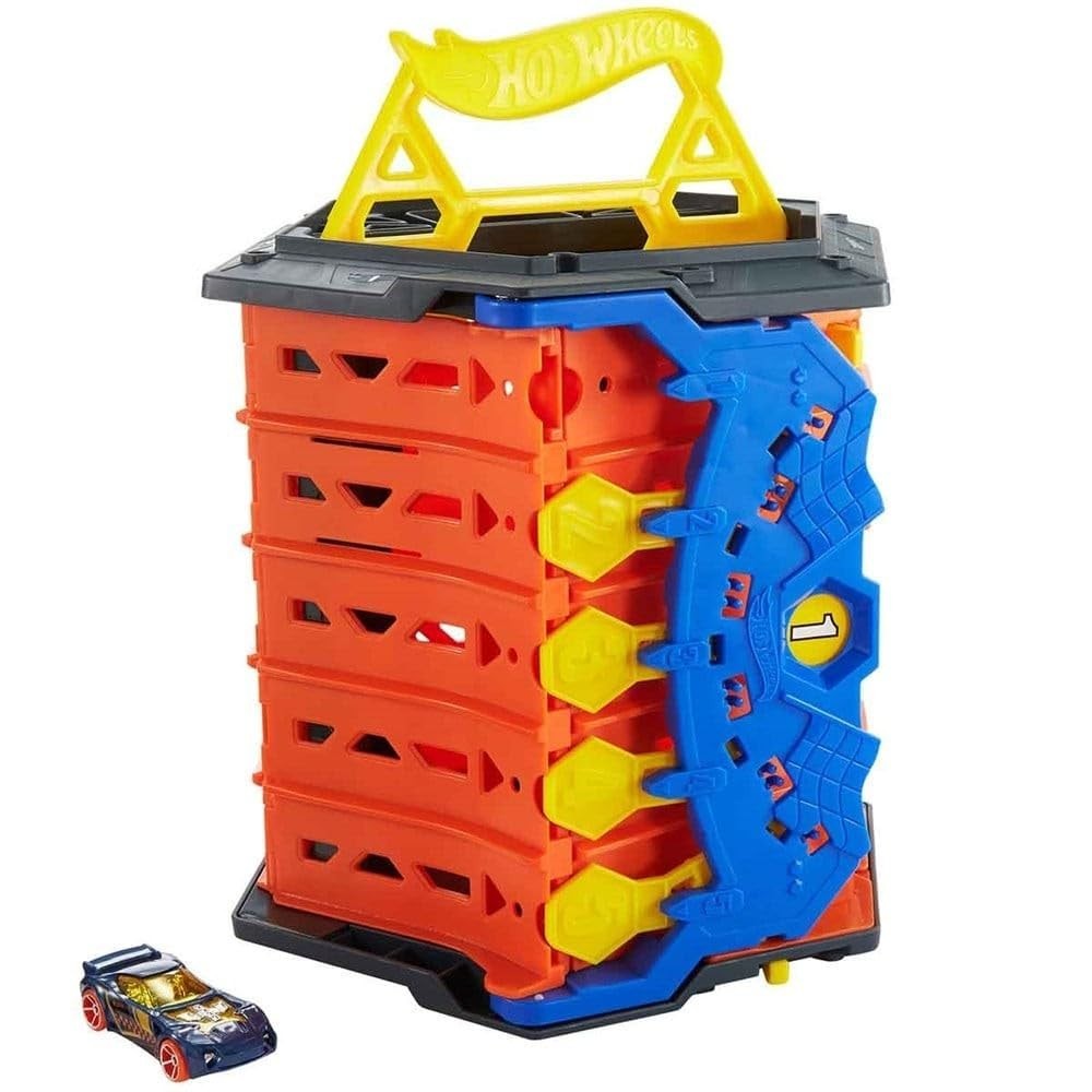 Hot Wheels Race Track Set - Roll Out Raceway, Kids Toy Car Playset, Fun Racing A
