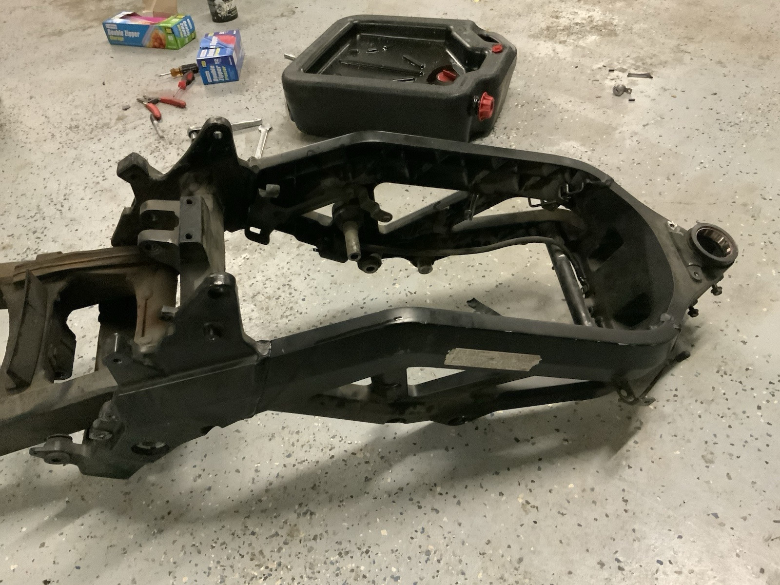 2006 SV650 Main Frame STRAIGHT EZ Chassis 03-09 SV650S CLN Reg Ready To Go