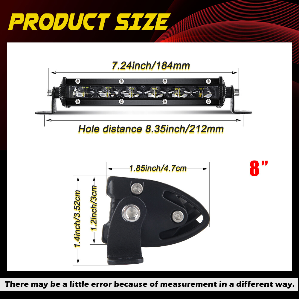 1&2 Row Slim 8\