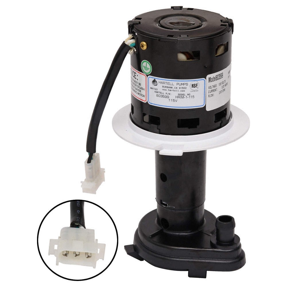 HARTELL HRIM-1-115 Ice Machine Pump,Screened Intake,1/4 hp 811DA2