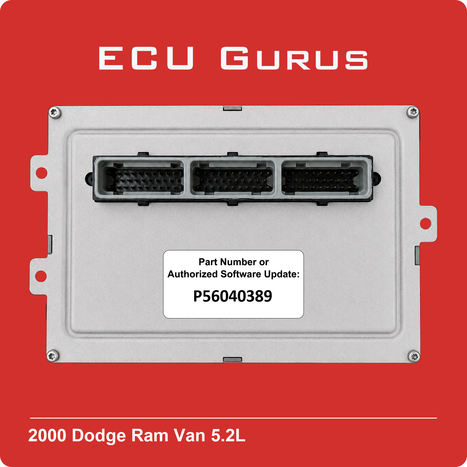2000 Dodge Ram Van 5.2L Engine Computer P56040389 