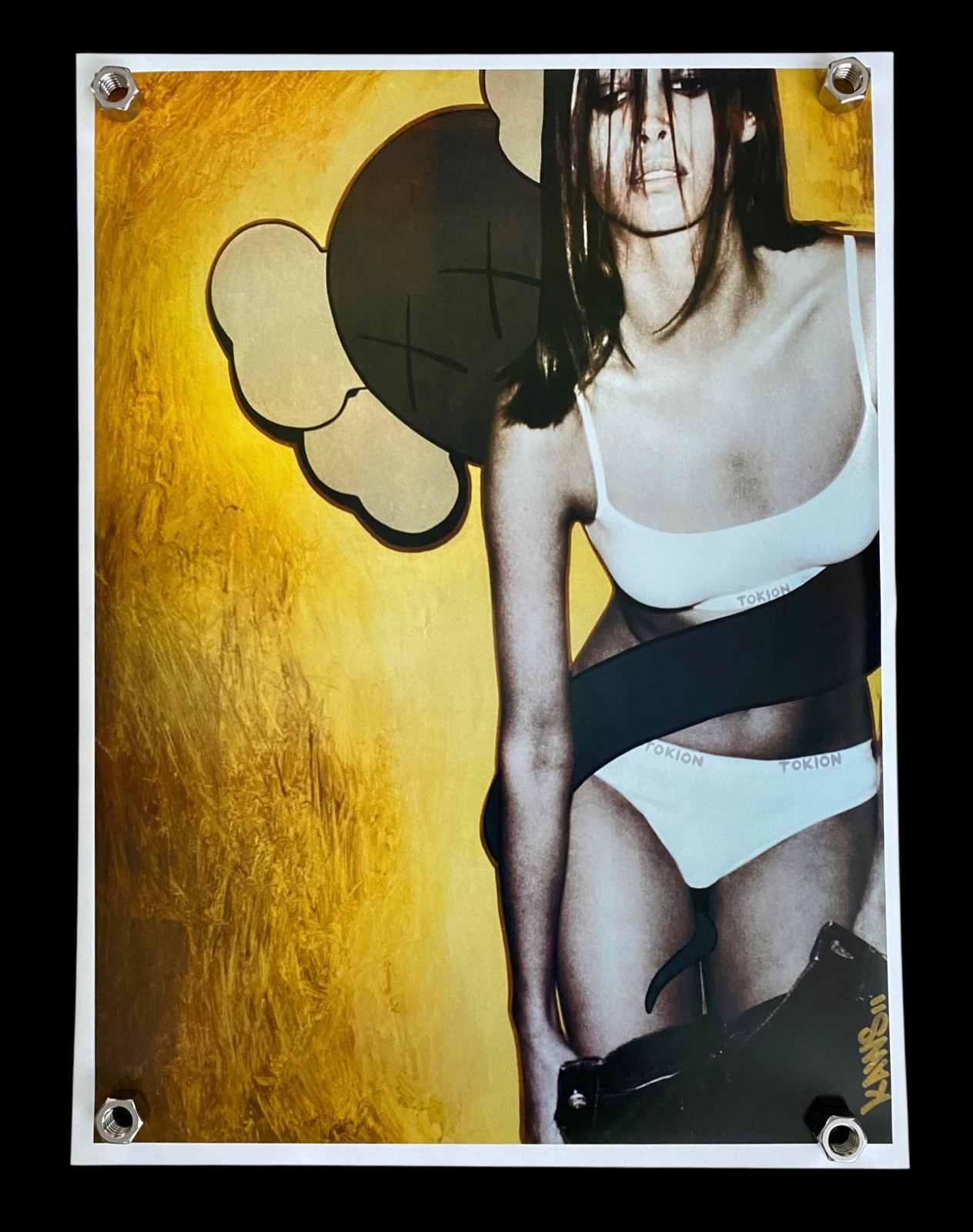 RARE - KAWS X Tokion. Kaws Poster, c. 1999. Offset lithograph RARE - KAWS X Tokion. Kaws Poster, c. 1999. Offset lithograph