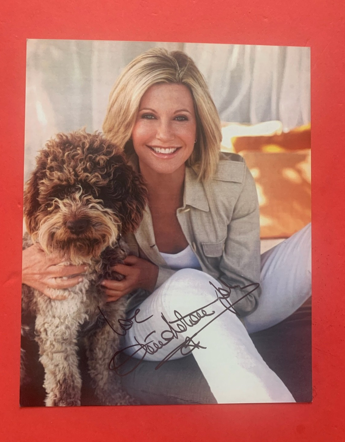 Olivia Newton-John Hand Signed 8 x 10 Portrait Photo