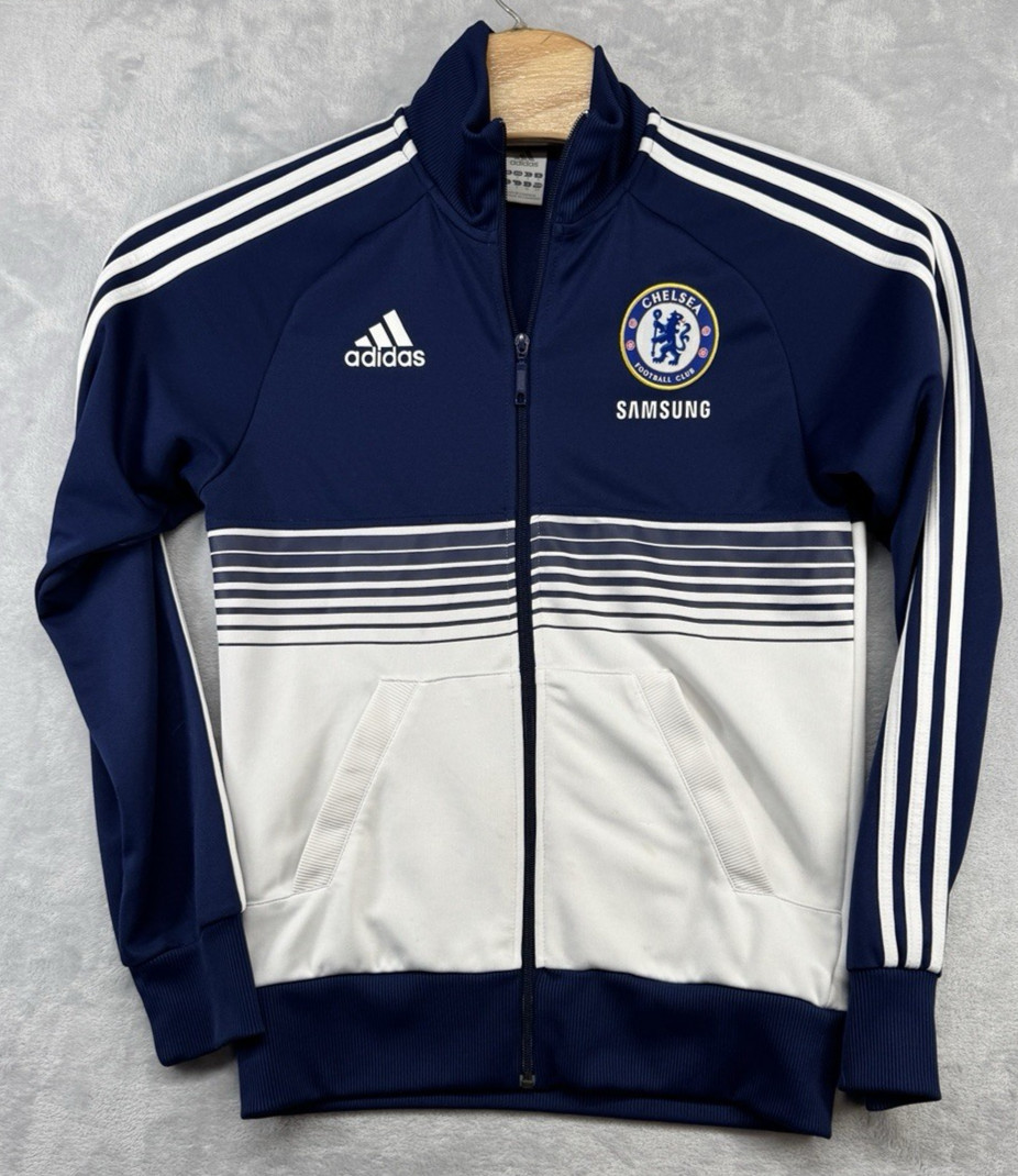 Adidas Chelsea 2011 2012 Anthem Football Soccer Track Jacket X13094 Men\'s S READ Adidas Chelsea 2011 2012 Anthem Football Soccer Track Jacket X13094 Men\'s S READ