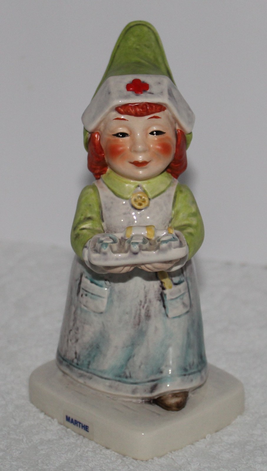Vintage 1982 Goebel Co-Boy Gnome Figurine MARTHE The Nurse 17 553 16 TMK6 Mint