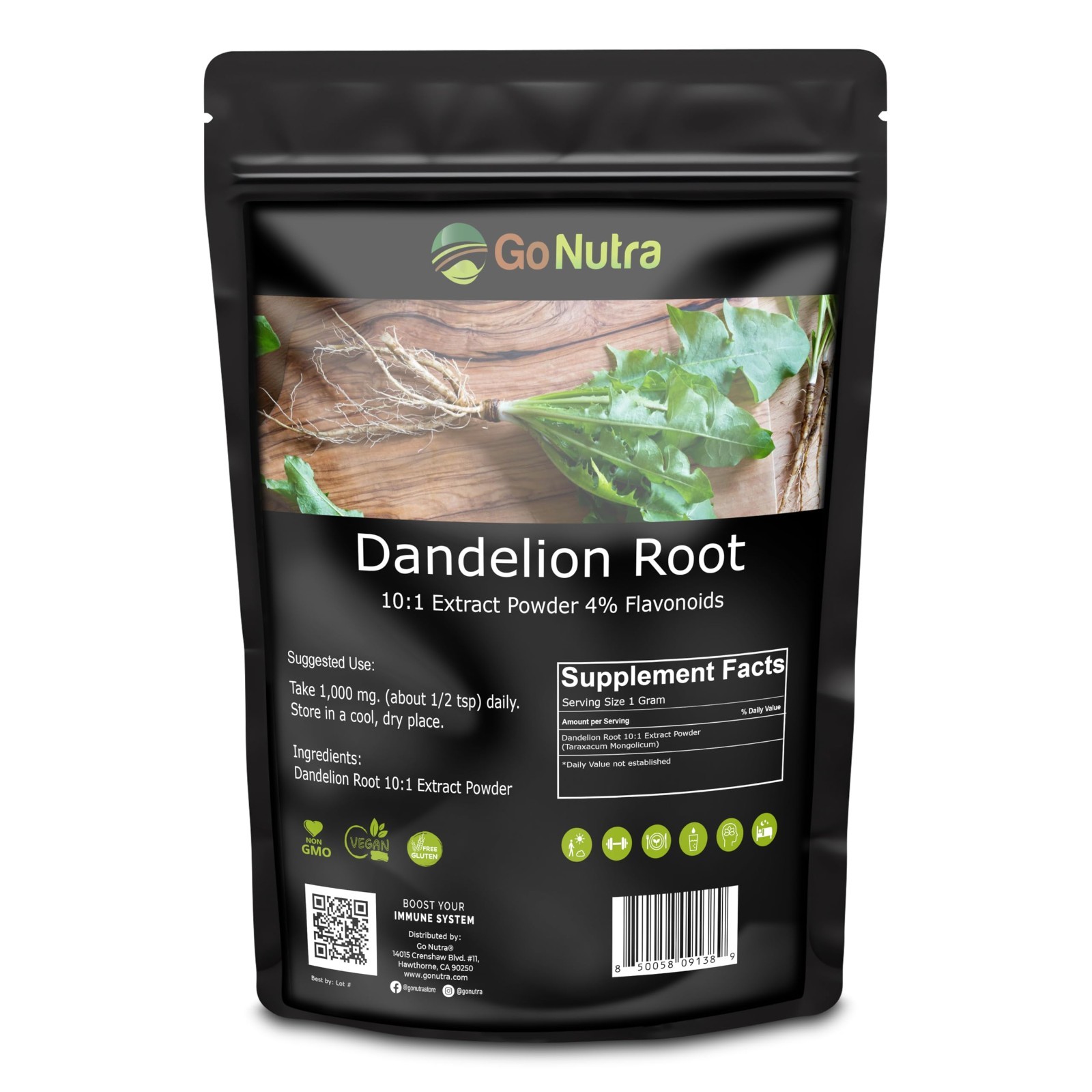 Dandelion Root Powder 10:1 Extract 10x times Stronger Non-Gmo 1 lb Dandelion Root Powder 10:1 Extract 10x times Stronger Non-Gmo 1 lb