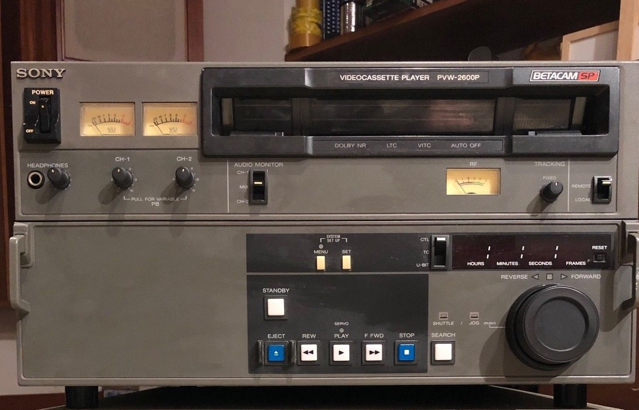 SONY PLAYER BETACAM SP SONY PVW2600 P SONY PLAYER BETACAM SP SONY PVW2600 P