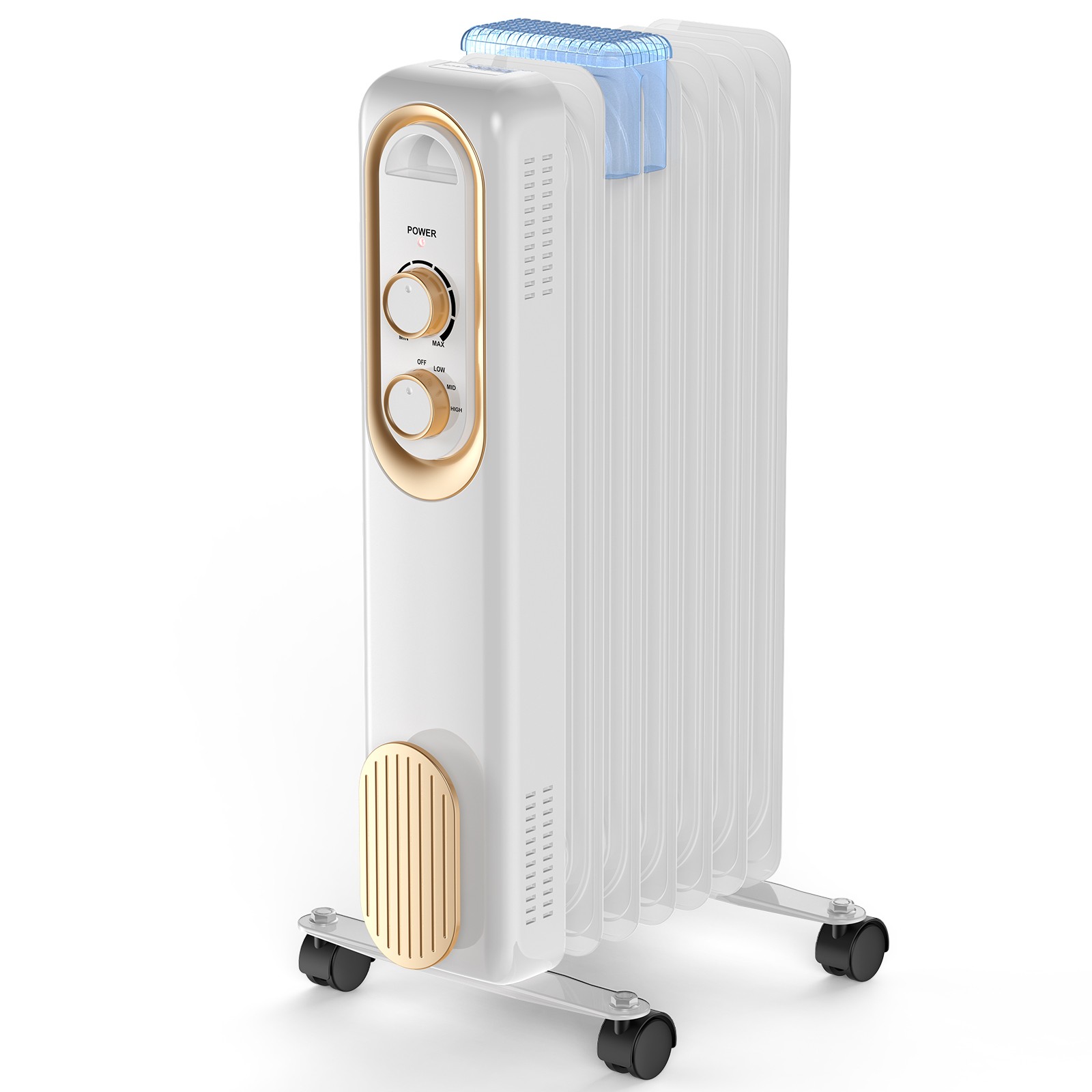 1500W Portable Electric Oil-Filled Radiator Heater 1500W Portable Electric Oil-Filled Radiator Heater