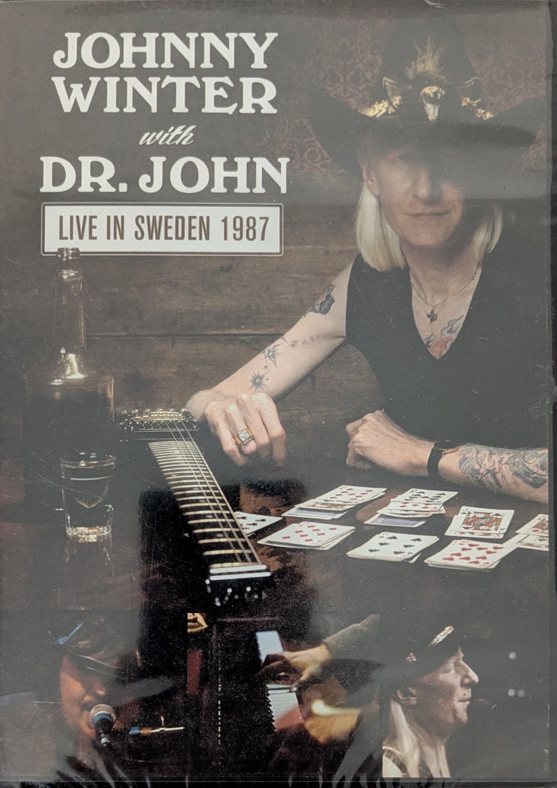 Live in Sweden 1987 Johnny Winter with Dr. John (DVD) New Sealed 