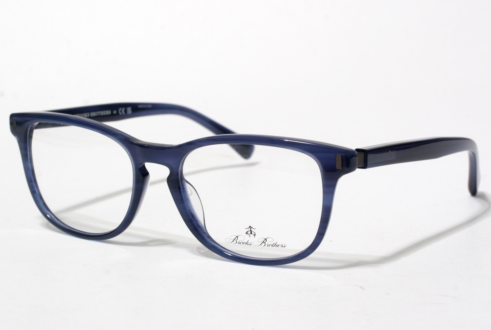 Brooks Brothers BB 2060U 6167 Blue Plastic Full Rim Rectangular Frames 55mm G93