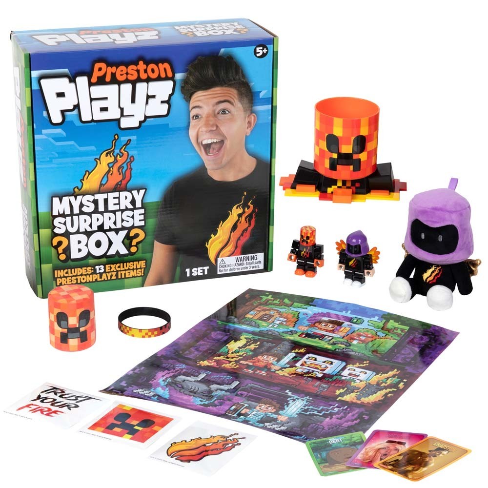 Pre-Order PrestonPlayz Mystery Surprise Box (August Release) 13 Epic Surprises