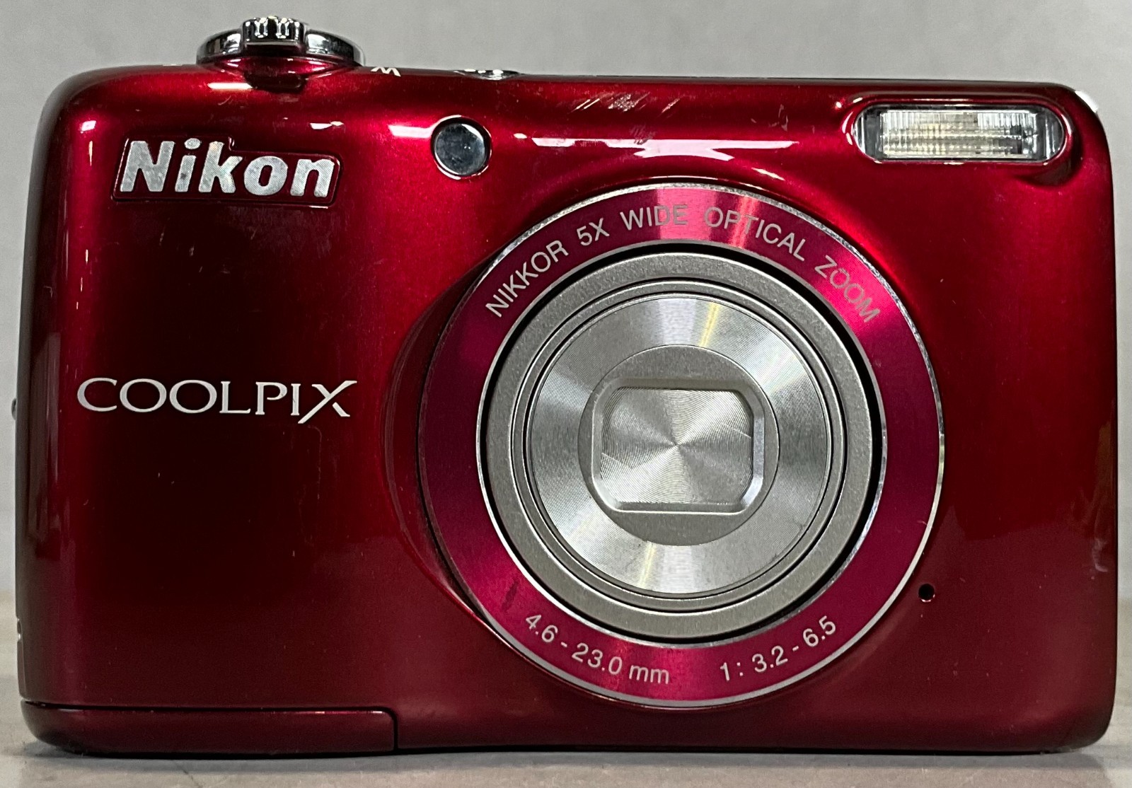 Nikon Coolpix L26 16.1MP Digital Camera Red 5x Optical Zoom Tested Nikon Coolpix L26 16.1MP Digital Camera Red 5x Optical Zoom Tested