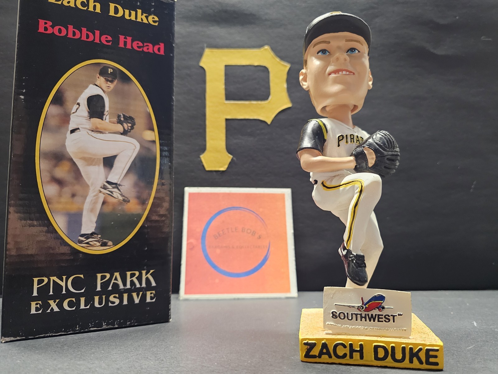 Zach Duke Pittsburgh Pirates MLB 2006 SGA Bobblehead NIB