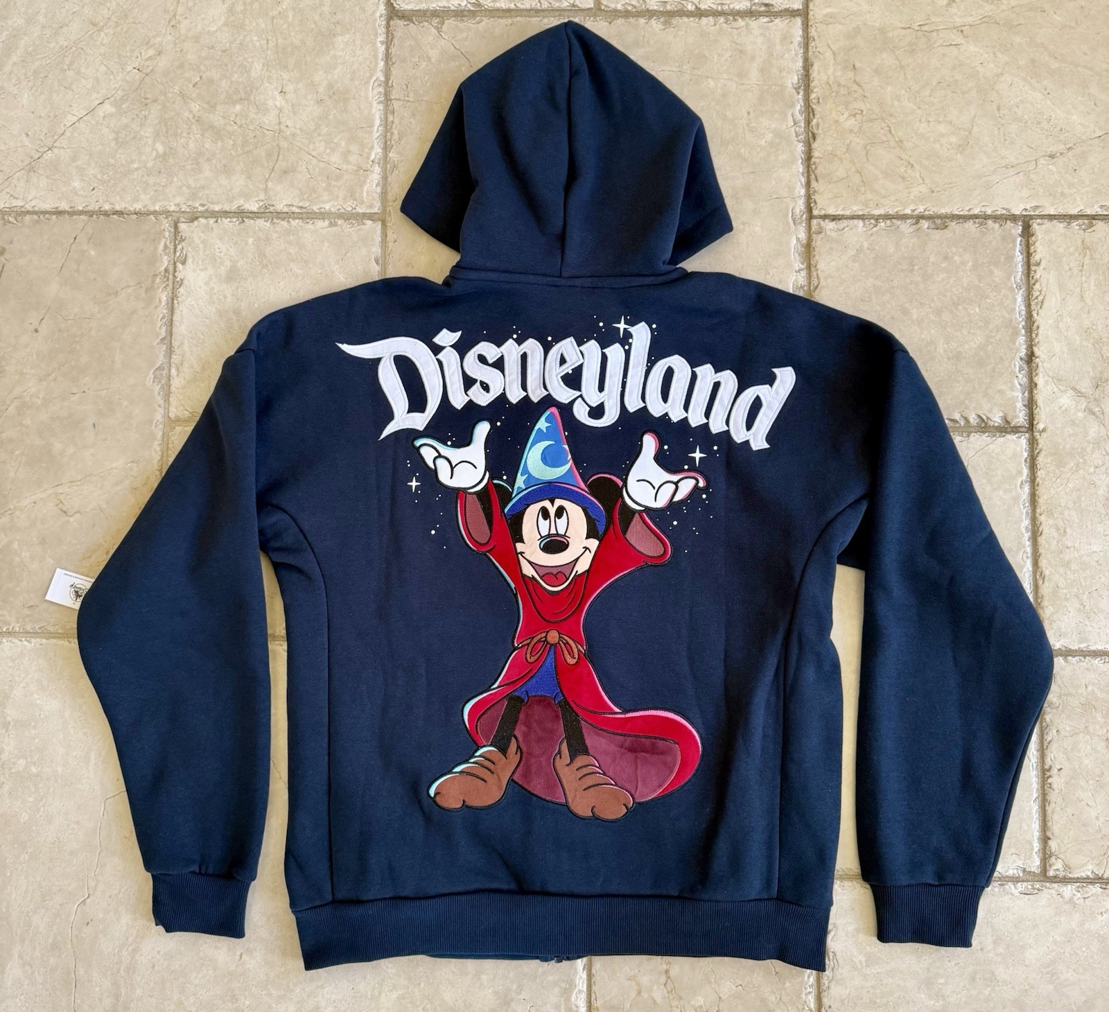 🔥Disney Parks - SORCERER MICKEY - Zip Hoodie - DISNEYLAND - M💥