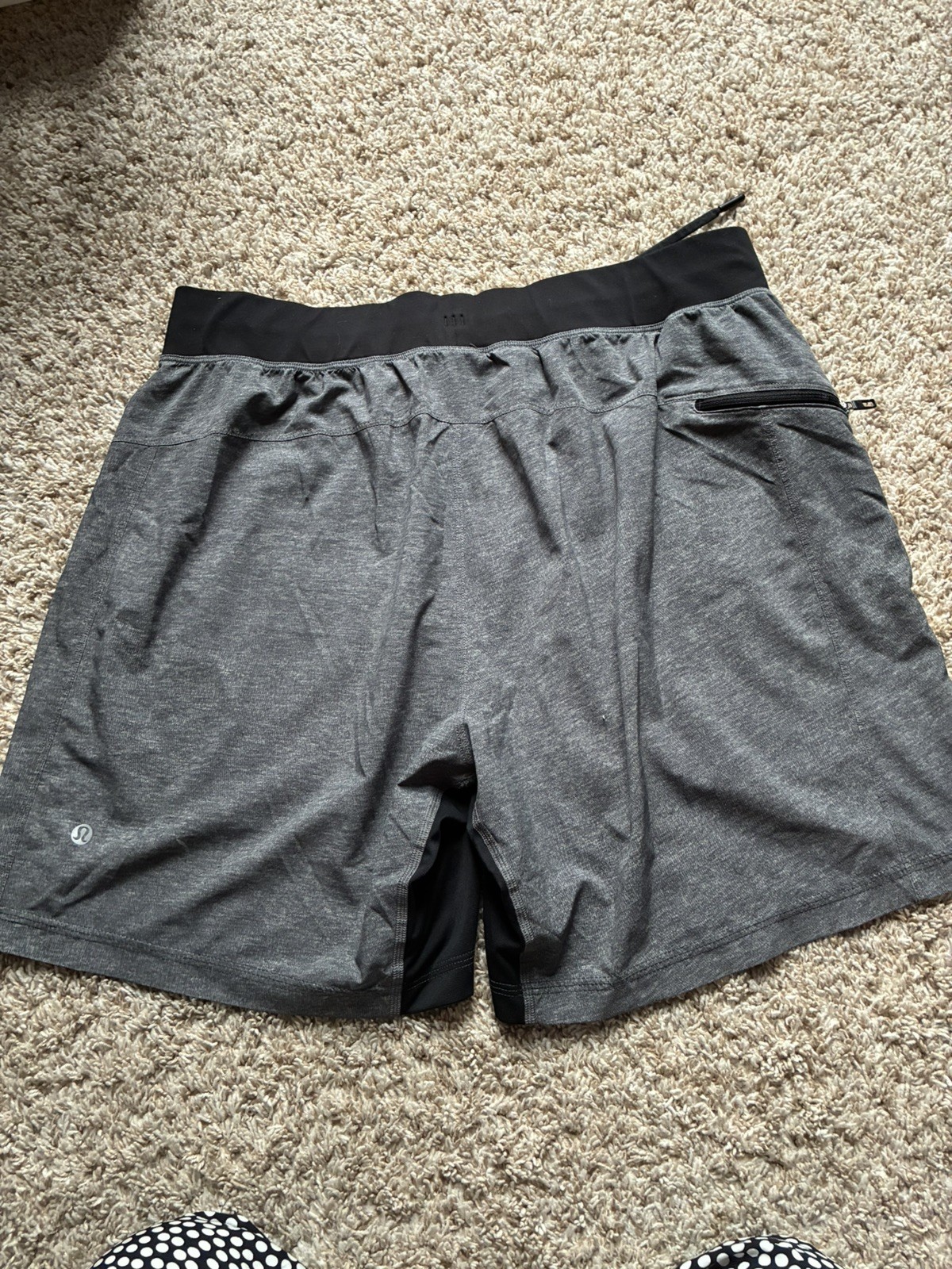 Lululemon T.H.E Linerless Shorts Men’s Size XL Grey Gym Athletic 