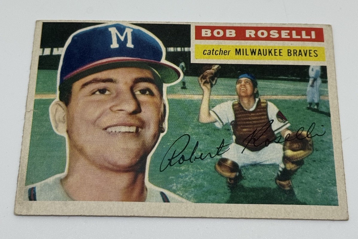 1956 Topps BOB ROSELLI #131 1956 Topps BOB ROSELLI #131
