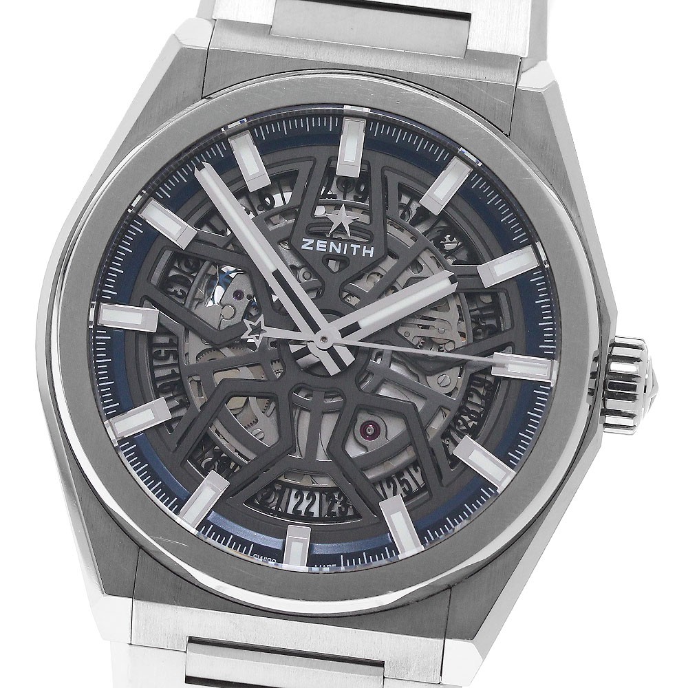 ZENITH Defy 95.9000.670/78.M9000 Date skeleton Dial Automatic Men\'s Watch_973244
