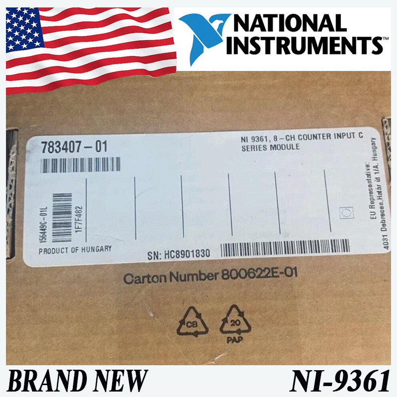 NEW National Instruments NI 9361 NI-9361 8 ch Counter input module