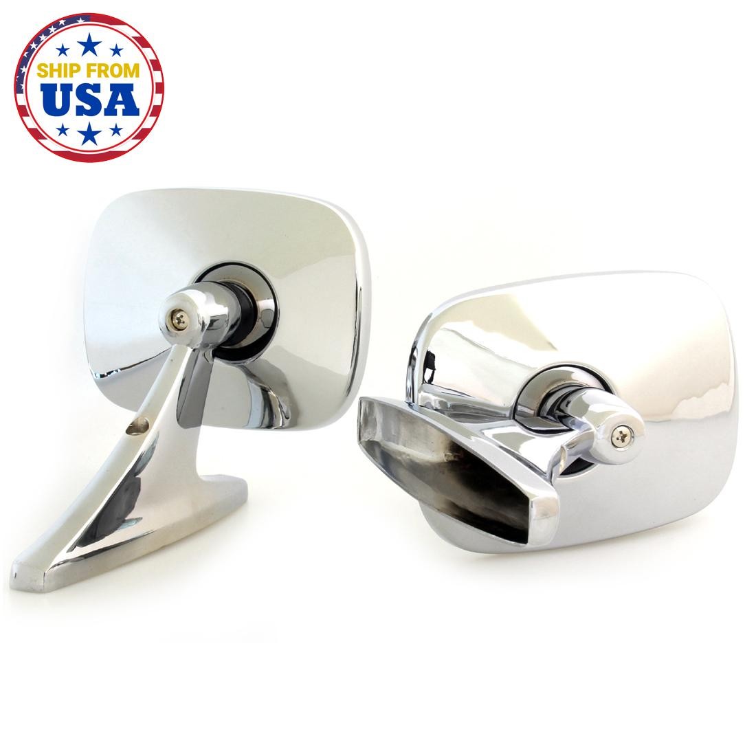 FIT DATSUN NEW CHROME DOOR MIRRORS SUNNY 120Y 140Y 140J 160J B10 B11 B110 B210