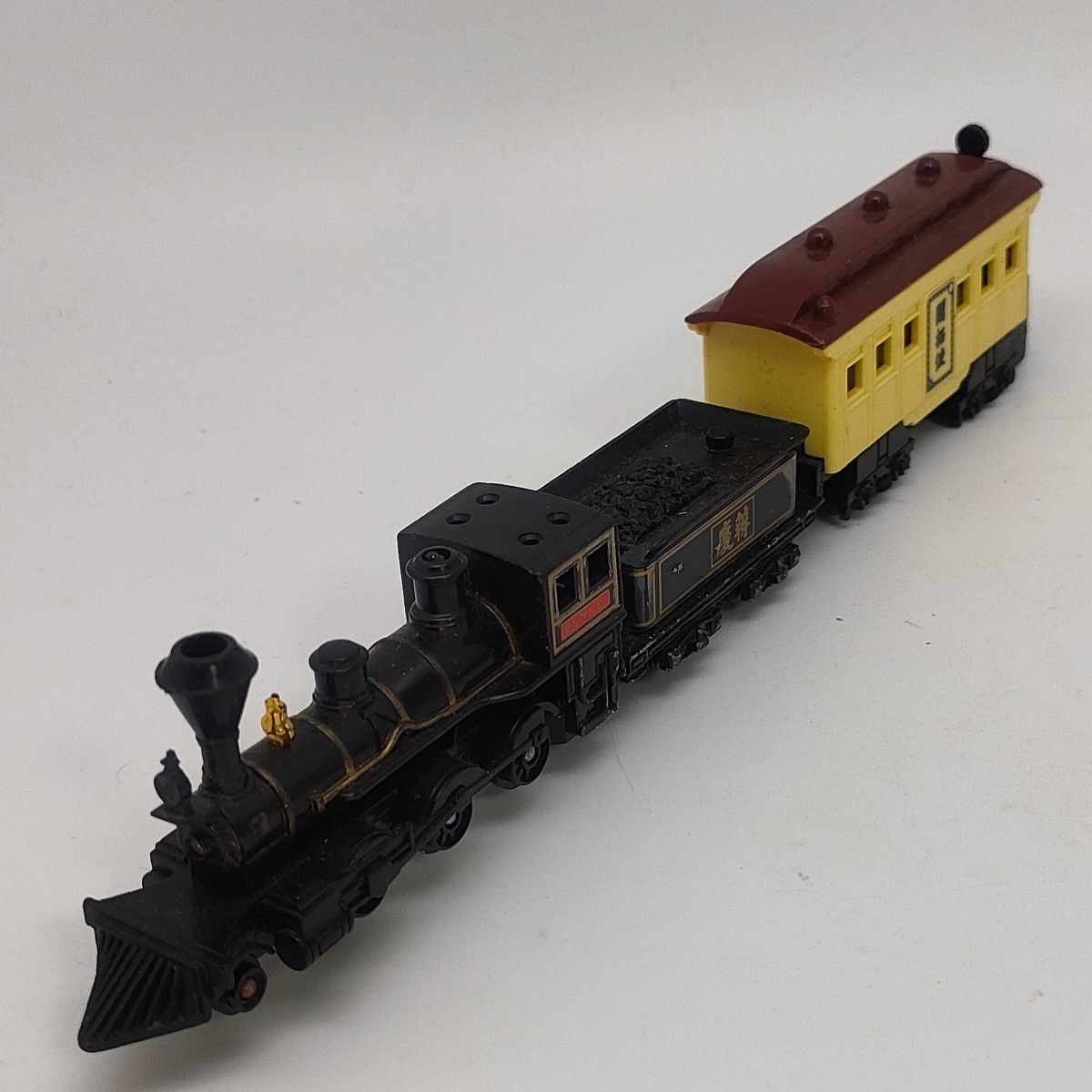 Vintage Bandai Japanese Tinplate Benkei Steam Locomotive Train Set Vintage Bandai Japanese Tinplate Benkei Steam Locomotive Train Set