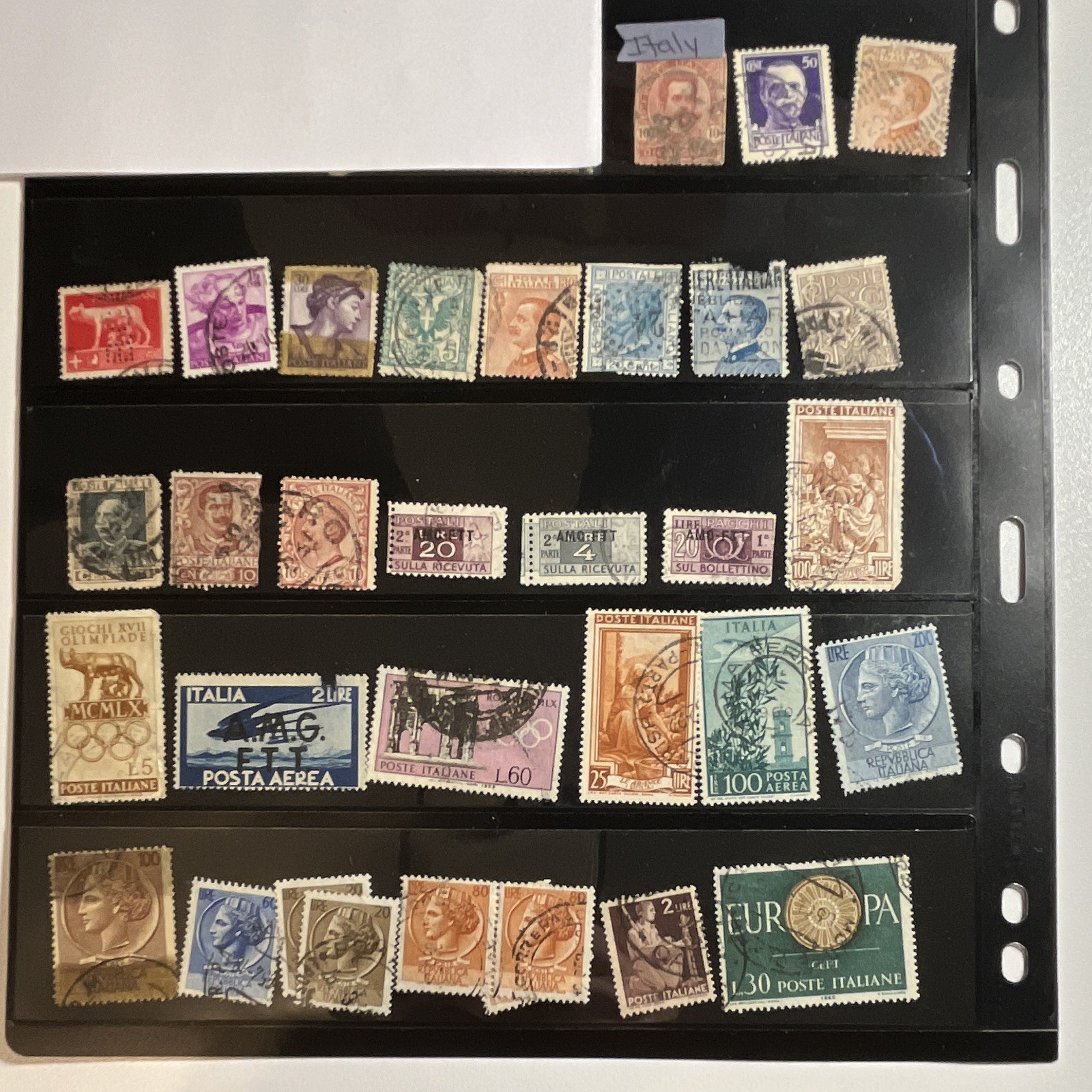 Italy Used Stamp Lot Mixed Issues Europa Topic Pre-Decimal Mixed Denomination Italy Used Stamp Lot Mixed Issues Europa Topic Pre-Decimal Mixed Denomination