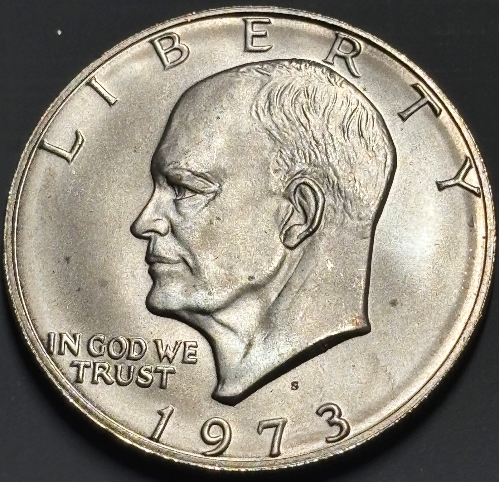 1973 S Eisenhower BU Blue Pack 40% Silver Ike Dollar Uncirculated S7