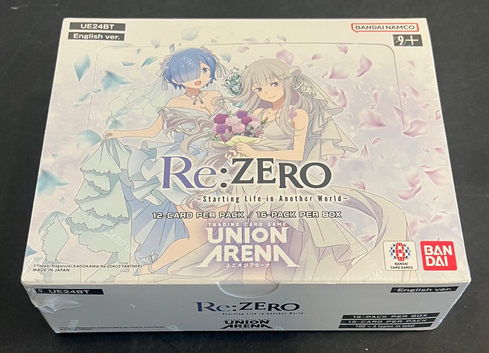 Union Arena: Re:ZERO Starting Life in Another World Sealed Booster Box English Union Arena: Re:ZERO Starting Life in Another World Sealed Booster Box English