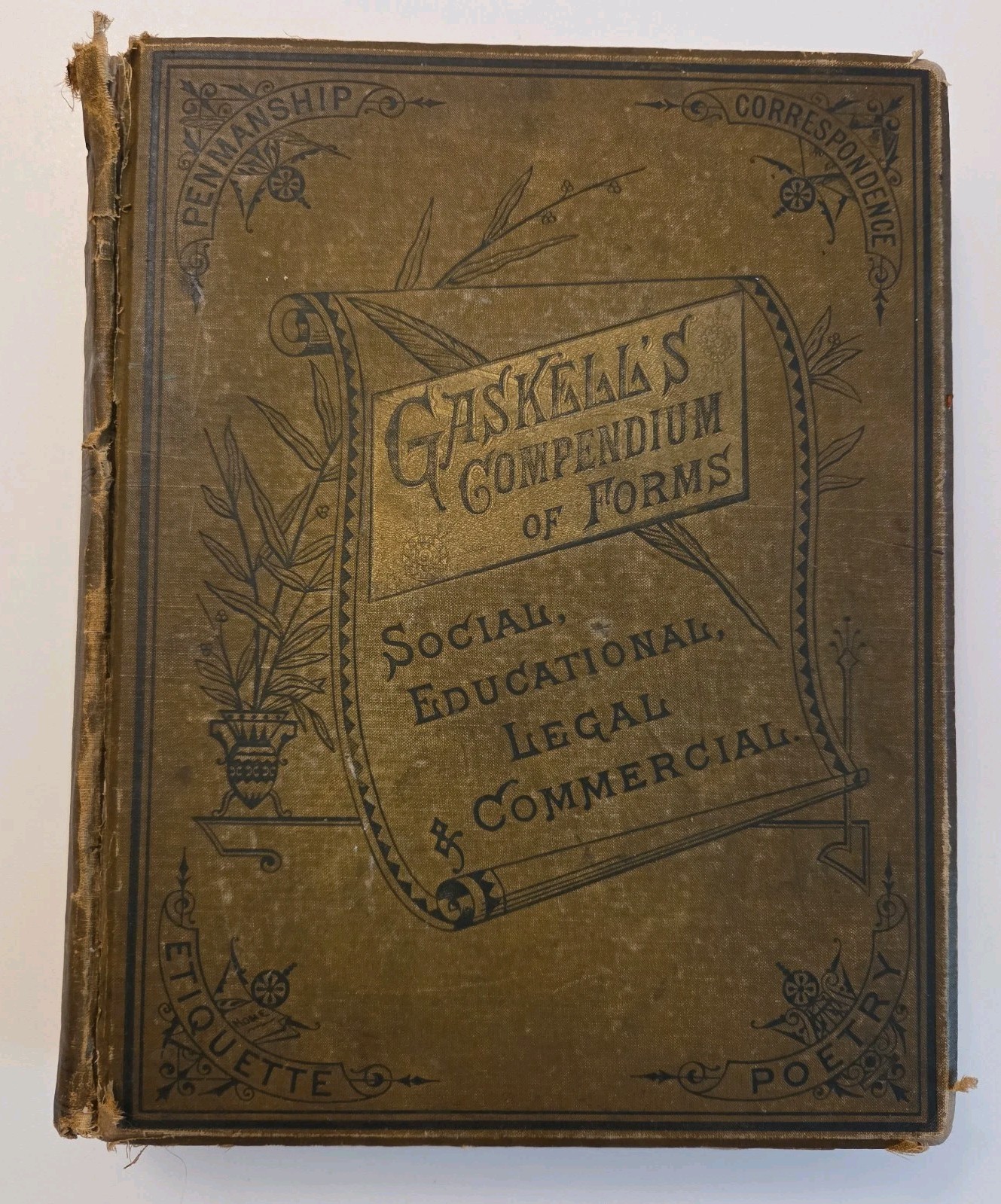 Gaskell\'s Compendium of Forms: Educational Social Legal and Commercial Book 1882