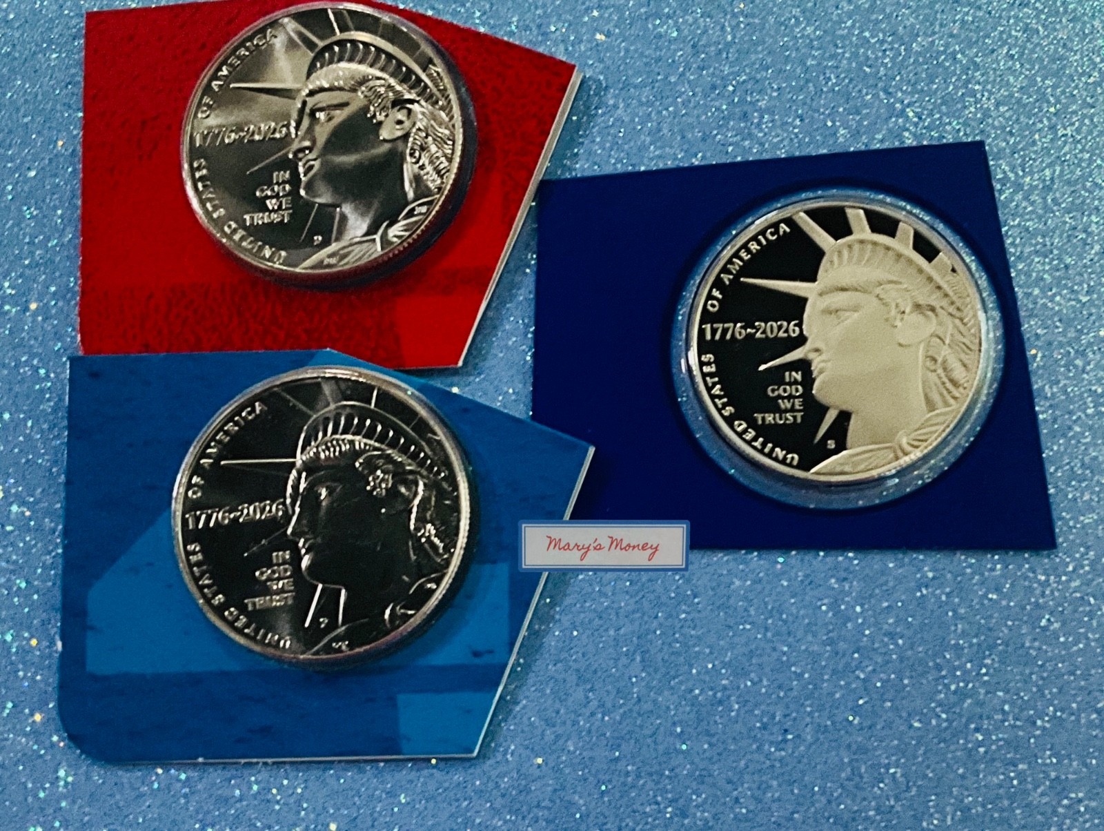 2026 PDS Enduring Liberty CLAD PROOF Half Dollars 3 CLAD coins US Mint Set 2026 PDS Enduring Liberty CLAD PROOF Half Dollars 3 CLAD coins US Mint Set