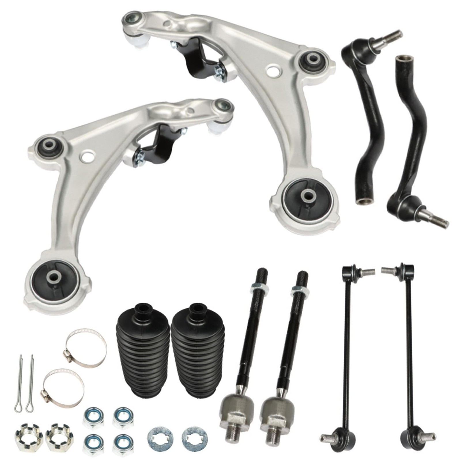 10Pcs Control Arms Tie Rod Ends Suspension Kit for Altima 2007-2013 K750094