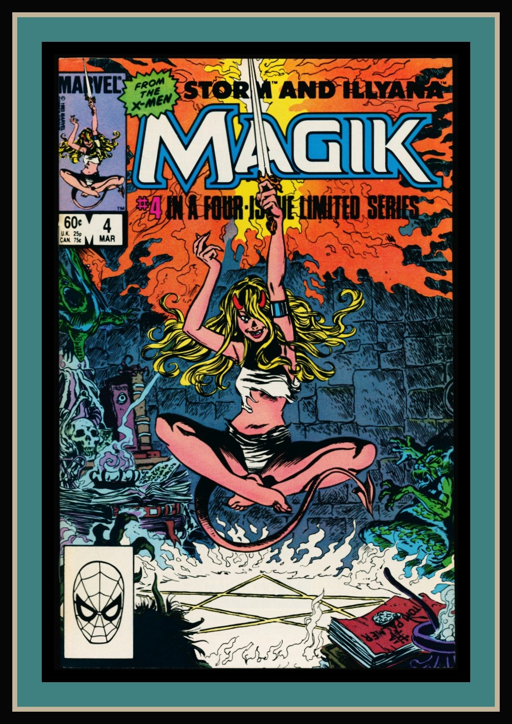 Magik #4-1984 nm- 9.2 Marvel X-Men Storm / Illyana Rasputin