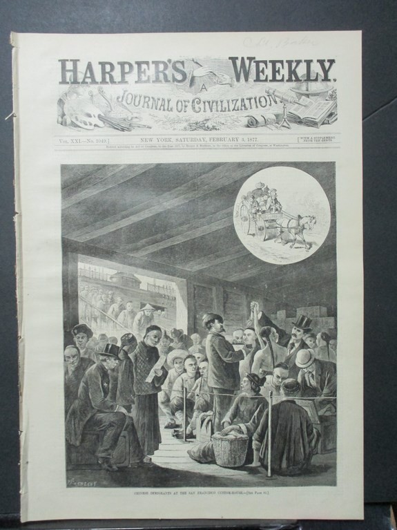 Genuine Journal, Harper\'s Weekly ,No.1049, February 3, 1877 Genuine Journal, Harper\'s Weekly ,No.1049, February 3, 1877
