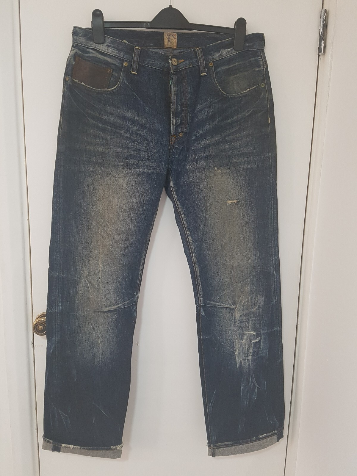 PRPS Relaxed Barracuda Denim Jeans 34/34 Blue Rinse RRP £199
