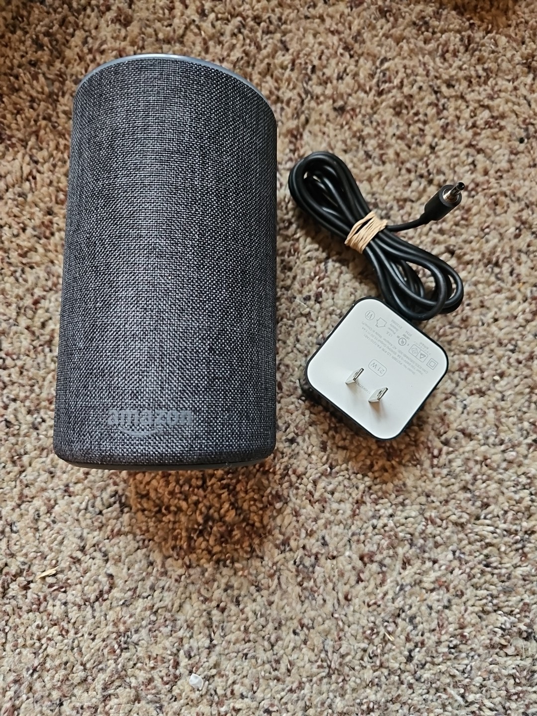 Amazon Echo (2nd Generation) Smart Assistant - Charcoal Fabric - Reset Amazon Echo (2nd Generation) Smart Assistant - Charcoal Fabric - Reset