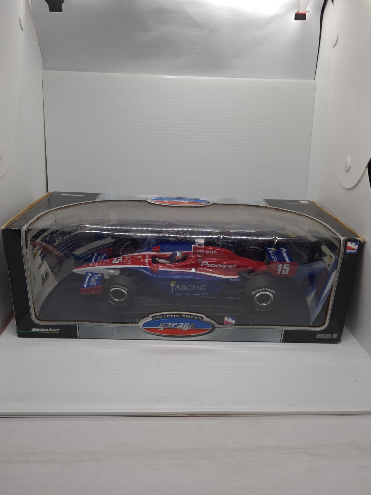 GREENLIGHT 2005 BUDDY RICE #15 HONDA ARGENT PIONEER INDY 500 WINNER 1:18 New NIB