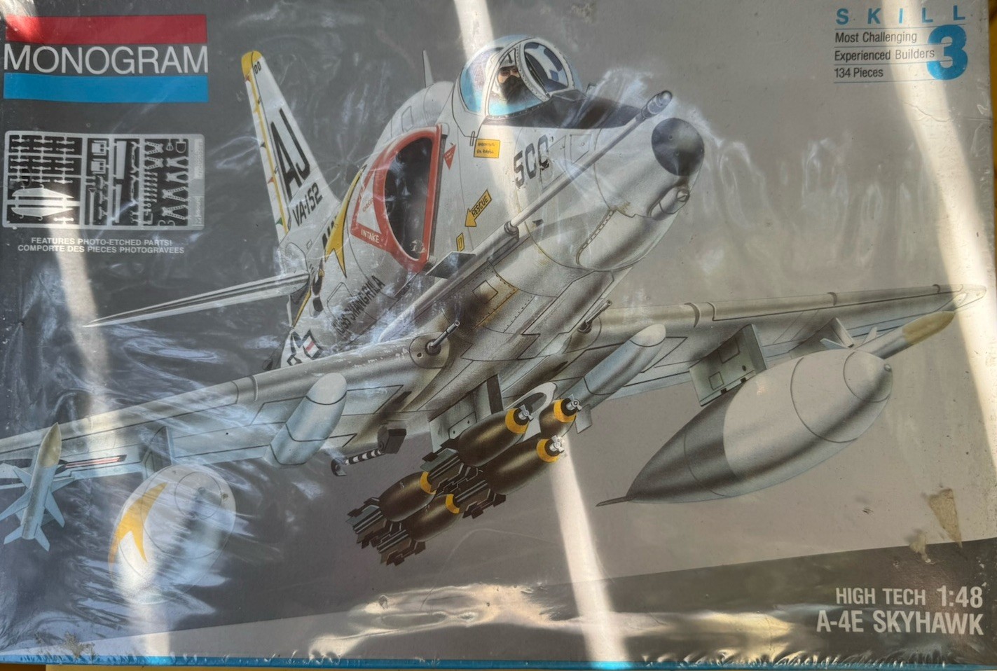 Monogram High Tech 1:48 A-4E Skyhawk Plastic Aircraft Model Kit MPN 5463/0100