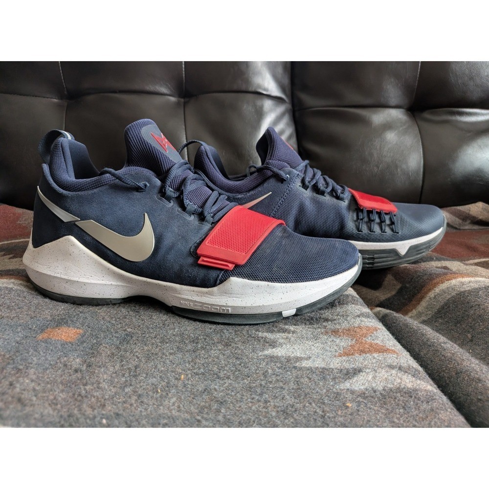 Nike PG 1 USA Olympics Mens Size 14 Red White Blue 878627-900 Rare