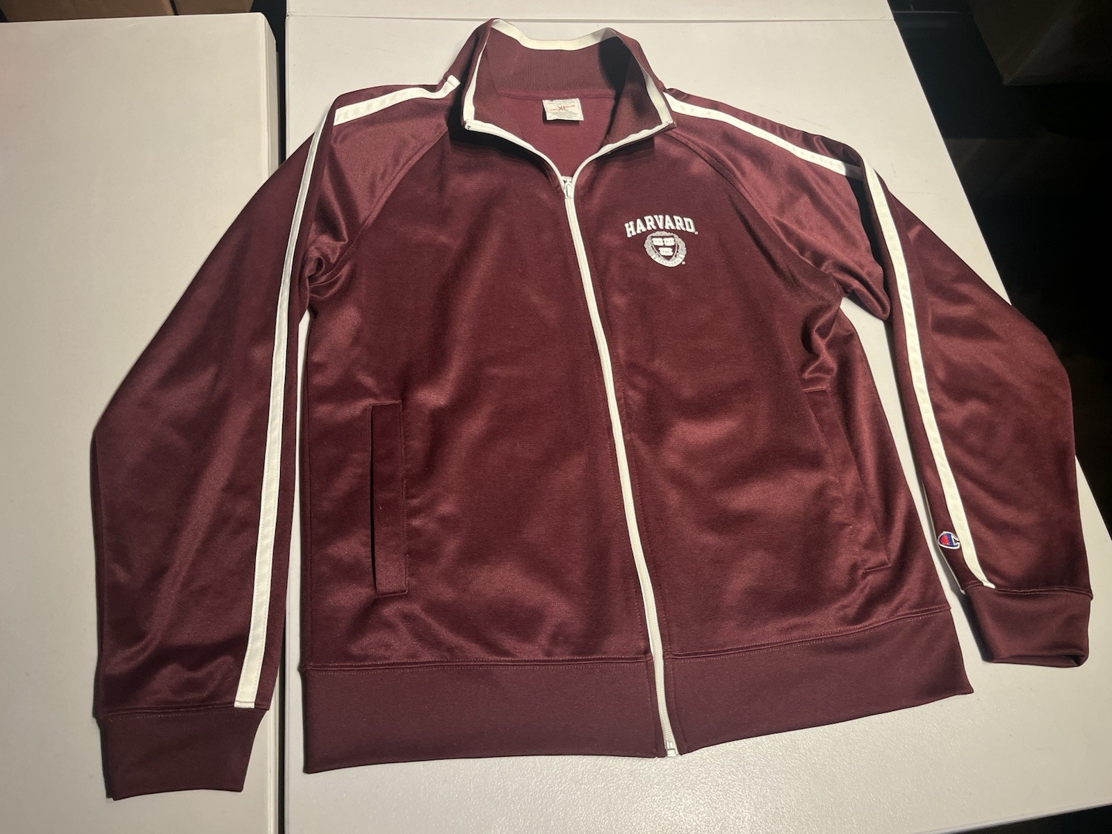Harvard Jacket Men’s XL Red Champion Field House Ivy League Track Sport Vintage