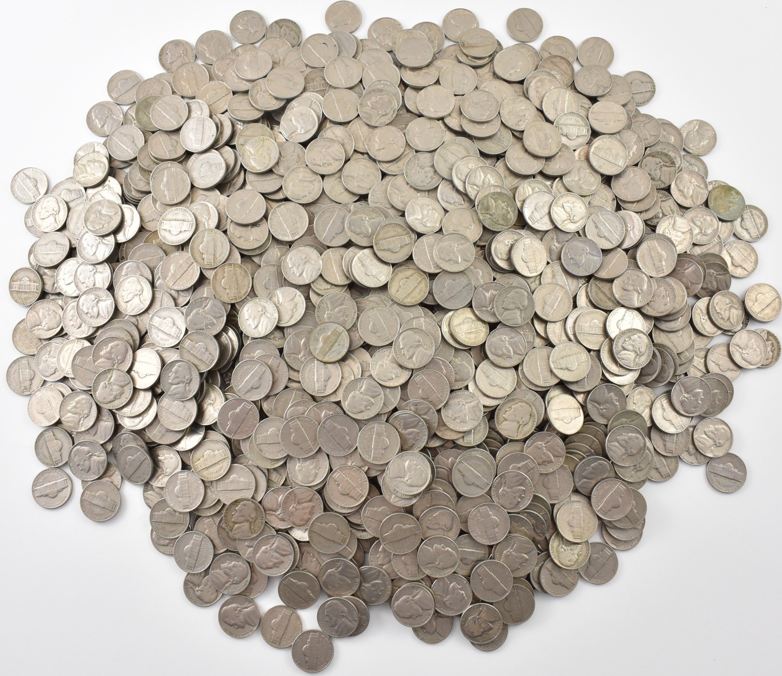 Lot of (400) 1938-1964 Circulated Jefferson Nickel 10x Rolls Collection Lot of (400) 1938-1964 Circulated Jefferson Nickel 10x Rolls Collection