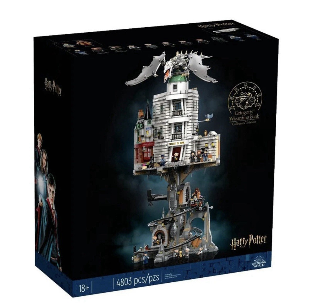 Gringotts Wizarding Bank 76417 Mock 4803 Magical Building High Quality Blocks