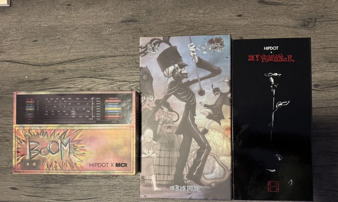 HipDot x My Chemical Romance MCR Collectors Box - ALL THREE BRAND NEW RARE