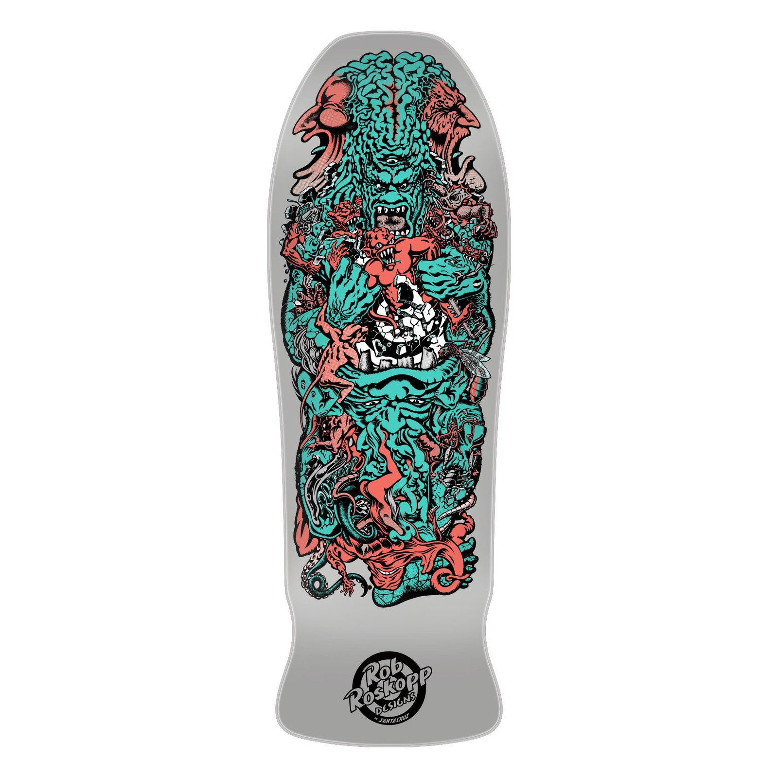 Santa Cruz Skateboard Deck Roskopp Five Reissue 10.22
