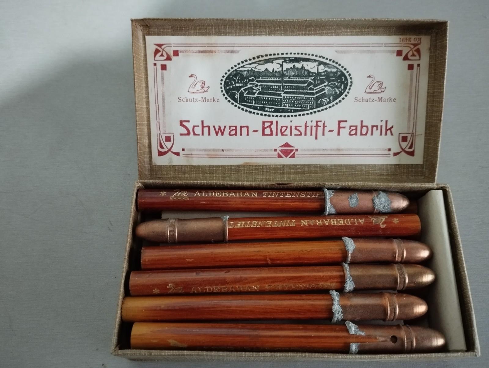 VINTAGE SCHWAN --ALDEBARAN--Swano-GRAPHITE-HB- PENCILS-1930s--12pcs--ULTRA RARE