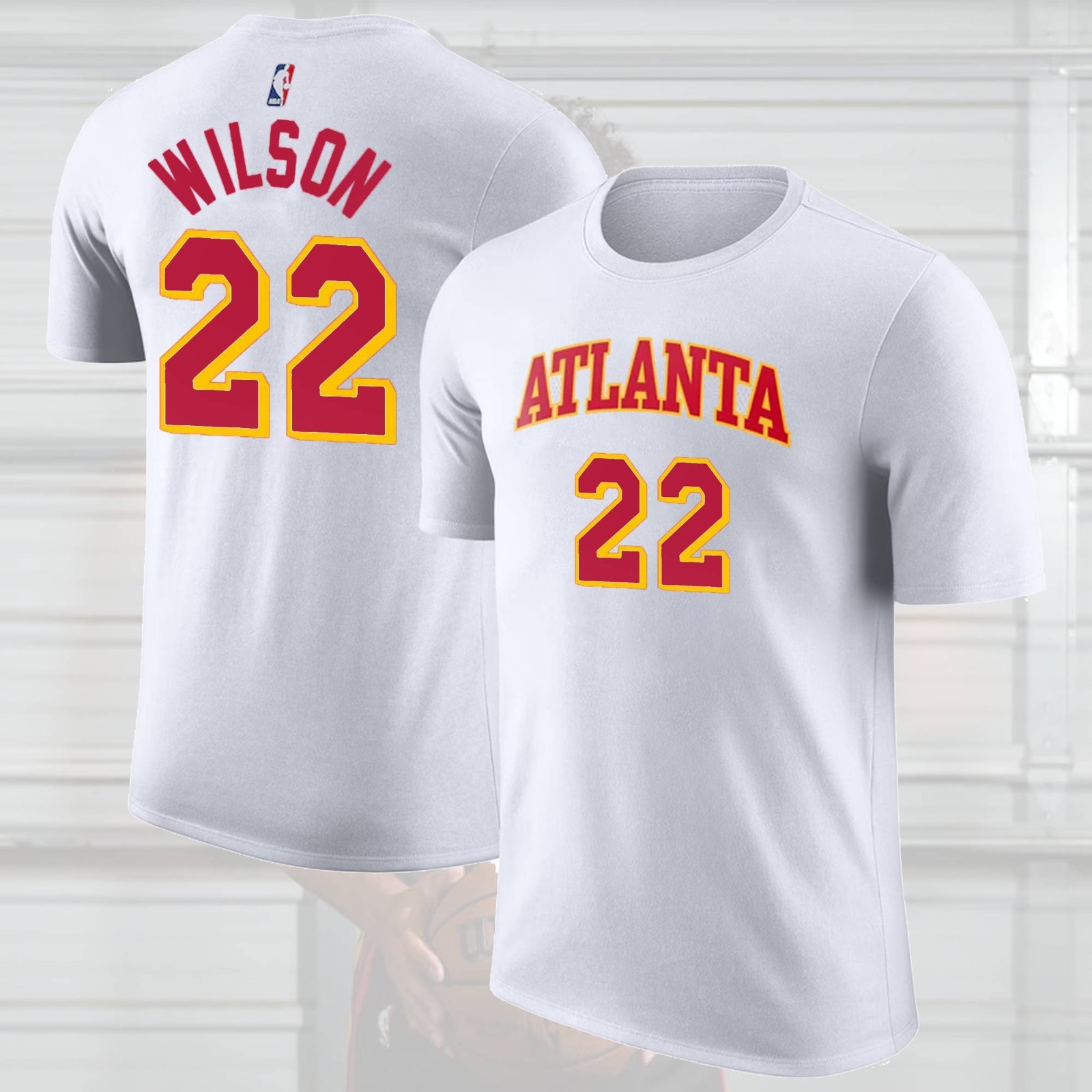 HOT  Jalen Wilson #22 Atlanta Team Ha.wks 2026 Player Name & Number Fan Look