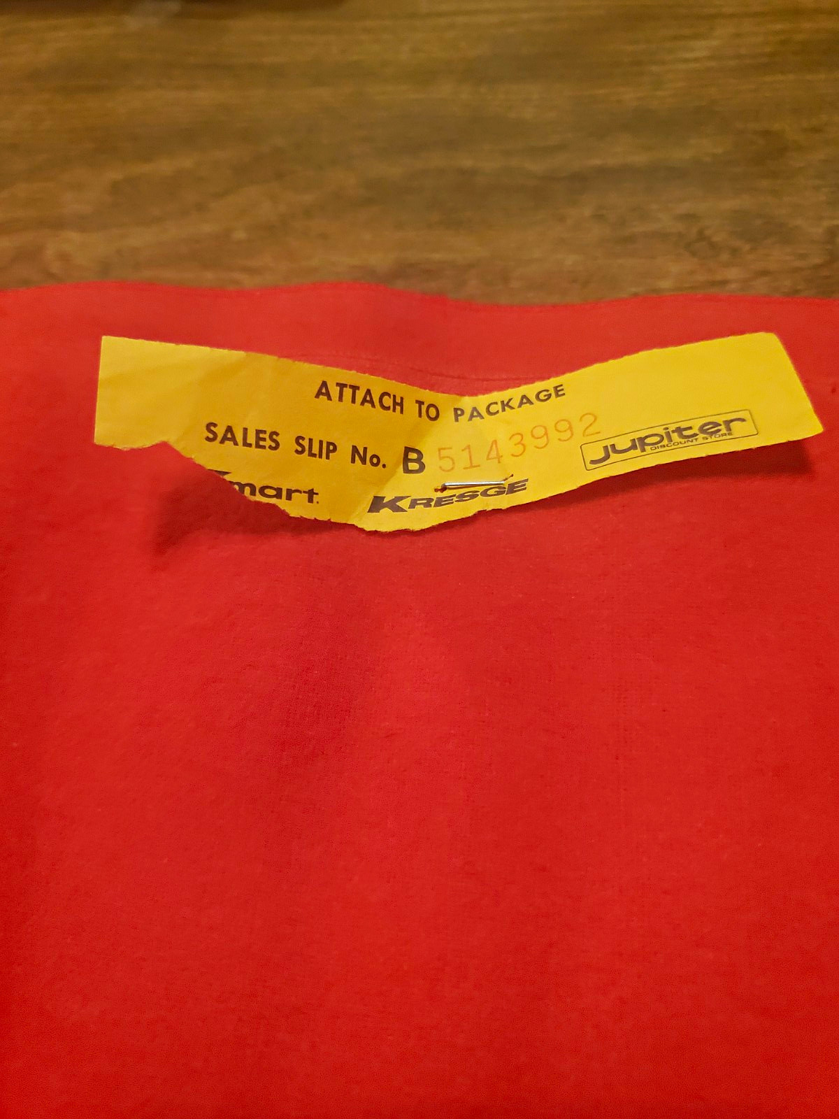 Vintage 1960s 1970s Red Sweatshirt Fleece Fabric Remnant 48x48 New Old Stock 
