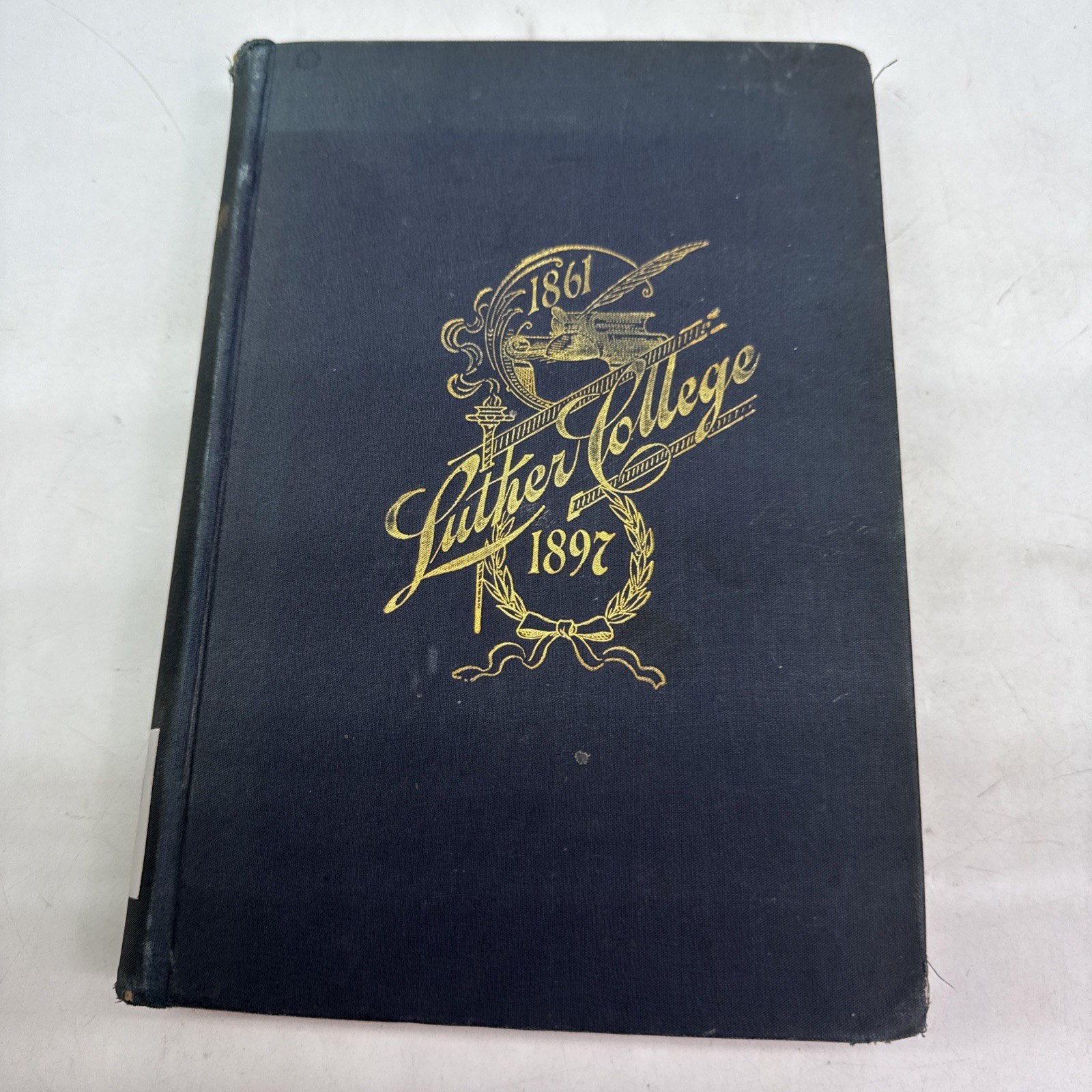 1861-1897 Luther College Book Printed in Decorah Iowa in 1897 in DANISH 1861-1897 Luther College Book Printed in Decorah Iowa in 1897 in DANISH