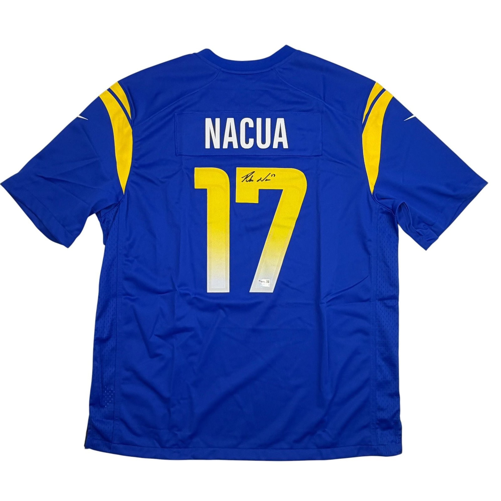 Autographed/Signed Puka Nacua #17 Rams Authentic Rookie Jersey Fanatics COA Autographed/Signed Puka Nacua #17 Rams Authentic Rookie Jersey Fanatics COA