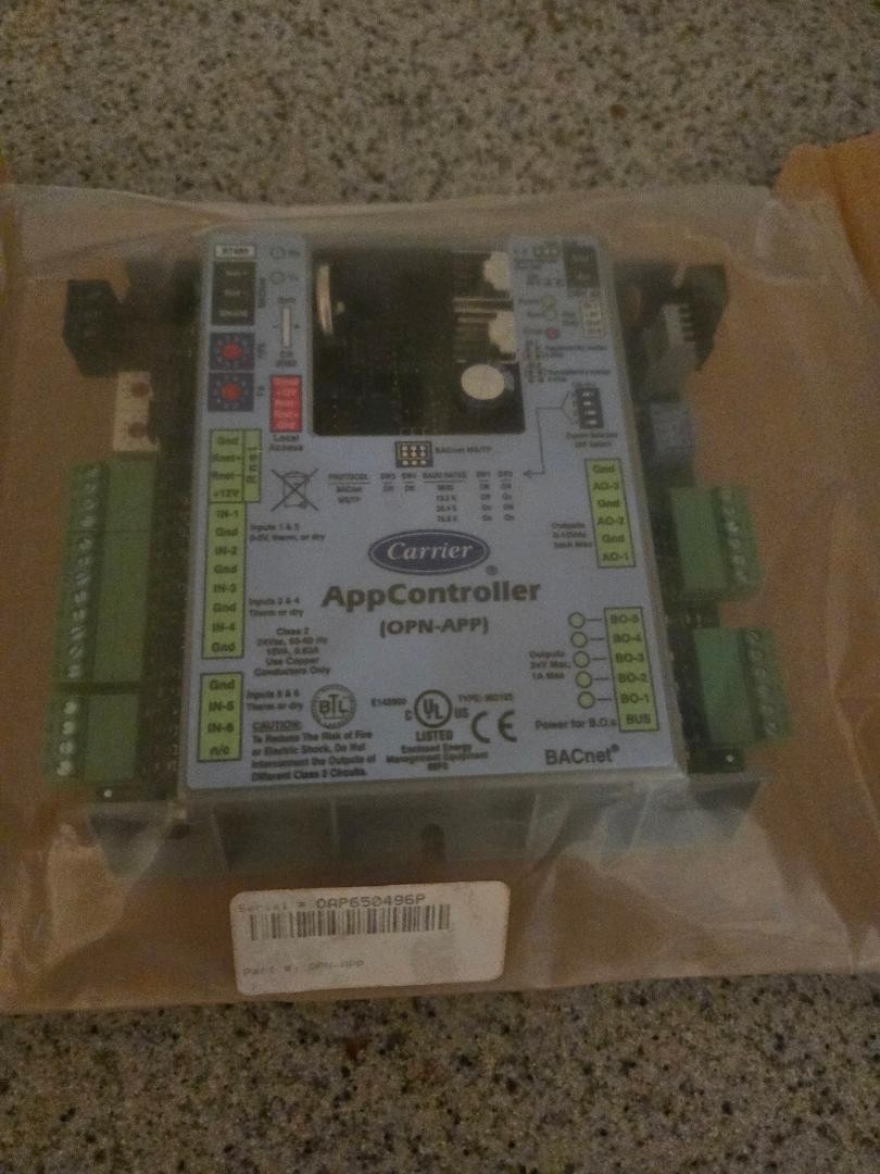 Carrier OPN-APP i-Vu General Purpose AppController HVAC Carrier OPN-APP i-Vu General Purpose AppController HVAC
