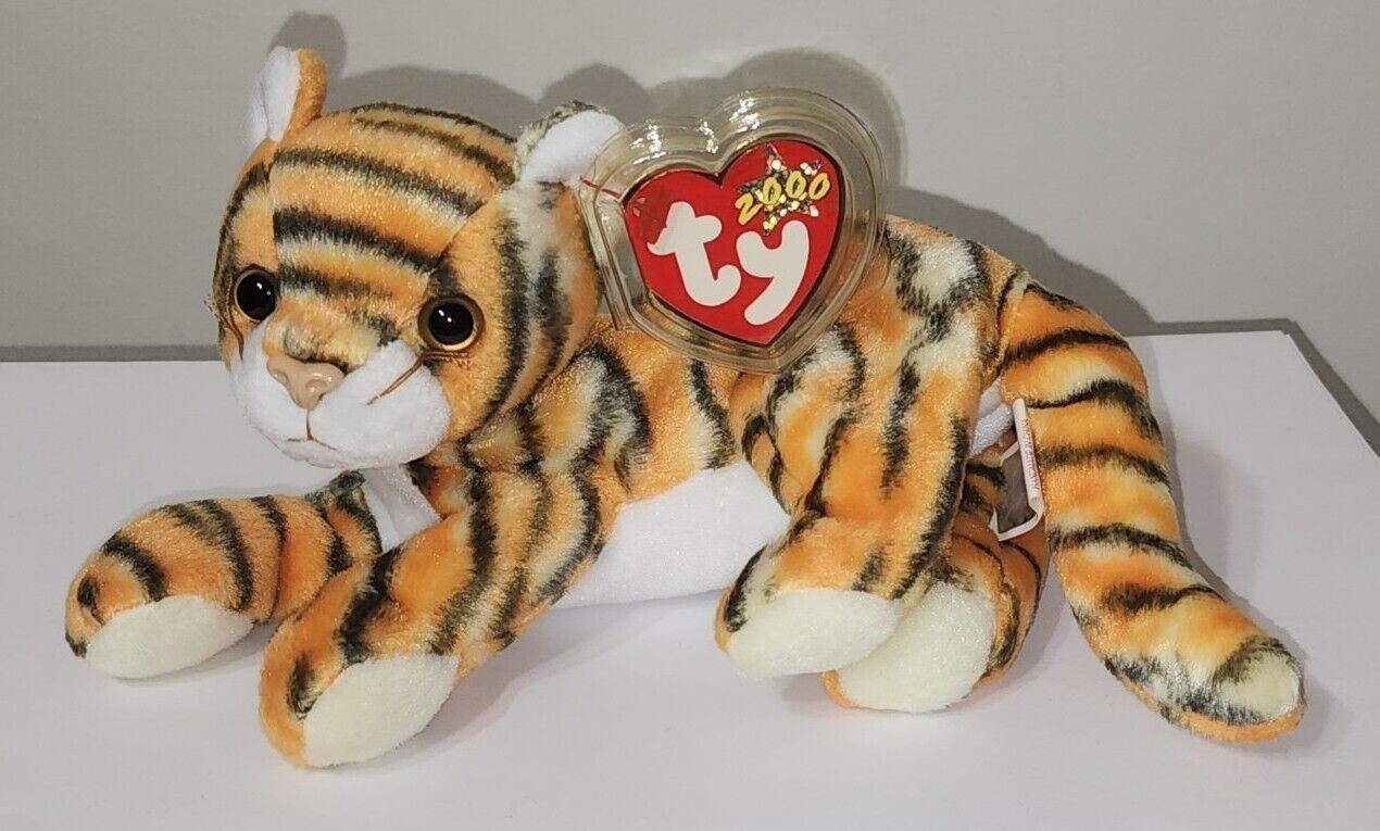 Ty Beanie Baby - INDIA the Tiger (7 Inch) NEW MWMTs Plush Stuffed Animal Toy