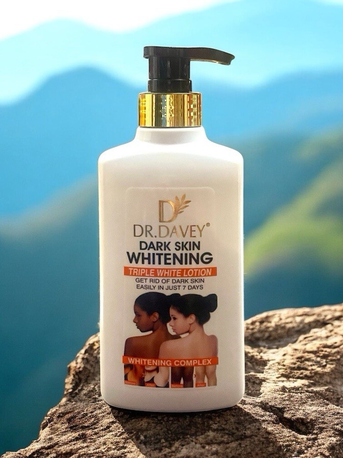 DR DAVEY Dark Skin Tripple Whitening Face Body Lotion 500ml USA Stock DR DAVEY Dark Skin Tripple Whitening Face Body Lotion 500ml USA Stock